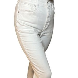 AE White Straight Cut Jeans